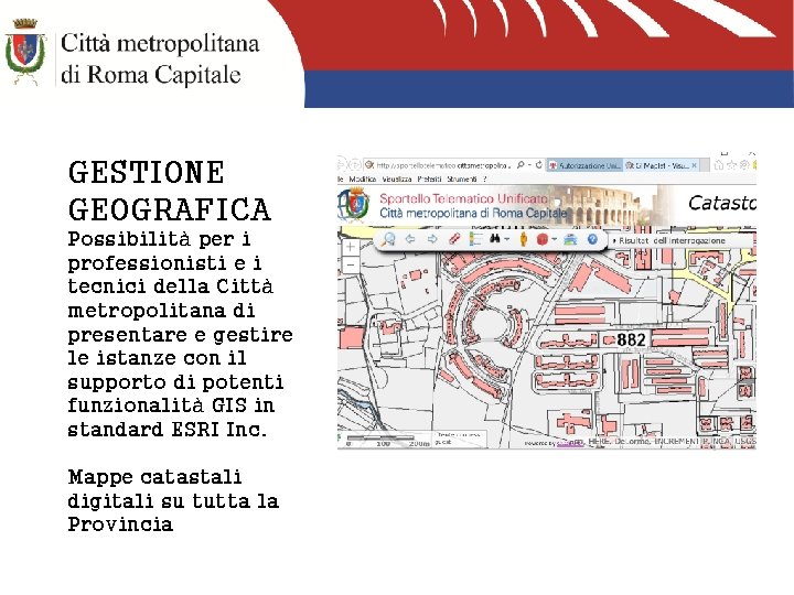 GESTIONE GEOGRAFICA Possibilità per i professionisti e i tecnici della Città metropolitana di presentare