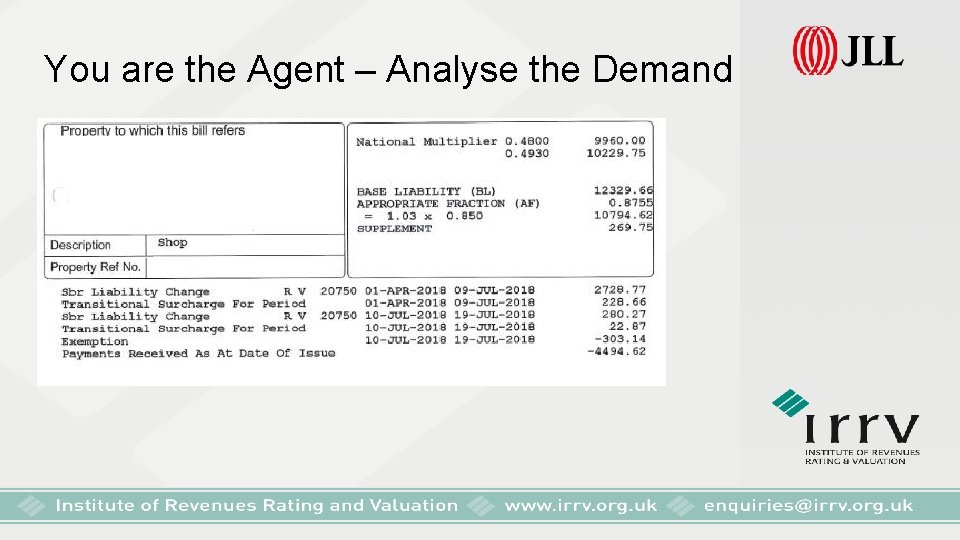 You are the Agent – Analyse the Demand 