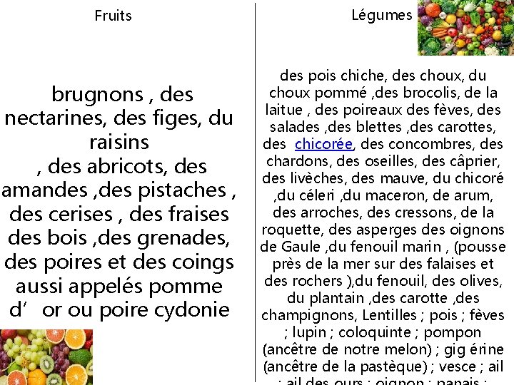 Fruits brugnons , des nectarines, des figes, du raisins , des abricots, des amandes