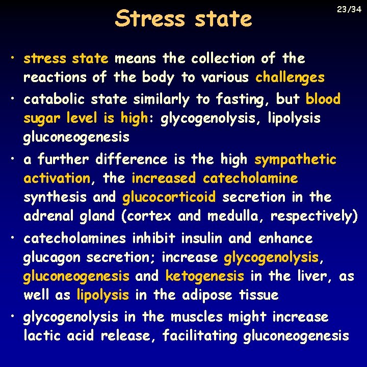 Stress state 23/34 • stress state means the collection of the reactions of the