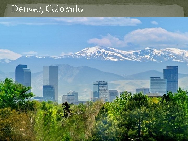 Denver, Colorado 