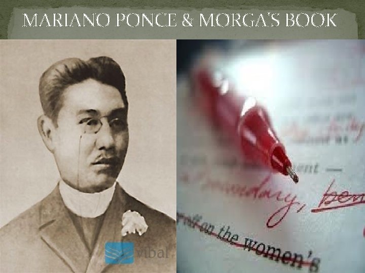 MARIANO PONCE & MORGA'S BOOK 