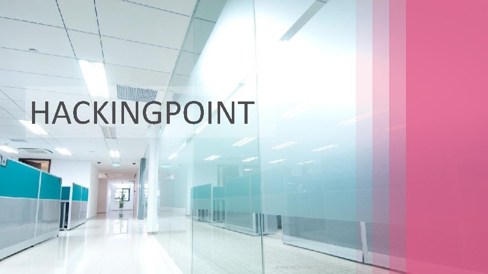 HACKINGPOINT © 2018 Check Point Software Technologies Ltd. [Protected] for Check Point ATC Partners