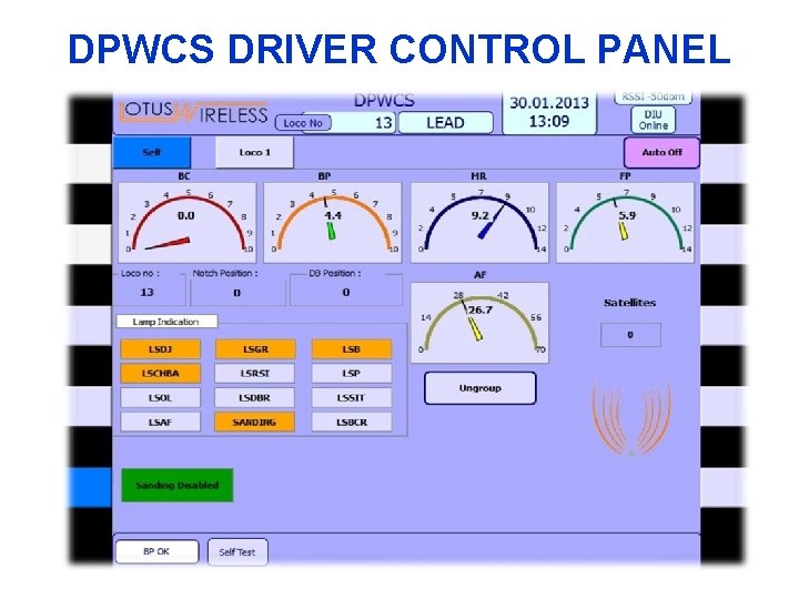 DPWCS DRIVER CONTROL PANEL 