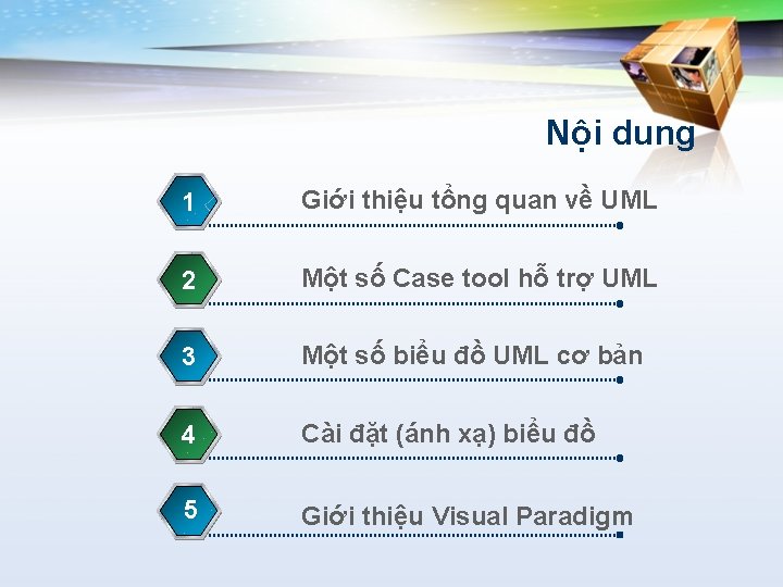 Nội dung 1 Giới thiệu tổng quan về UML 2 Một số Case tool