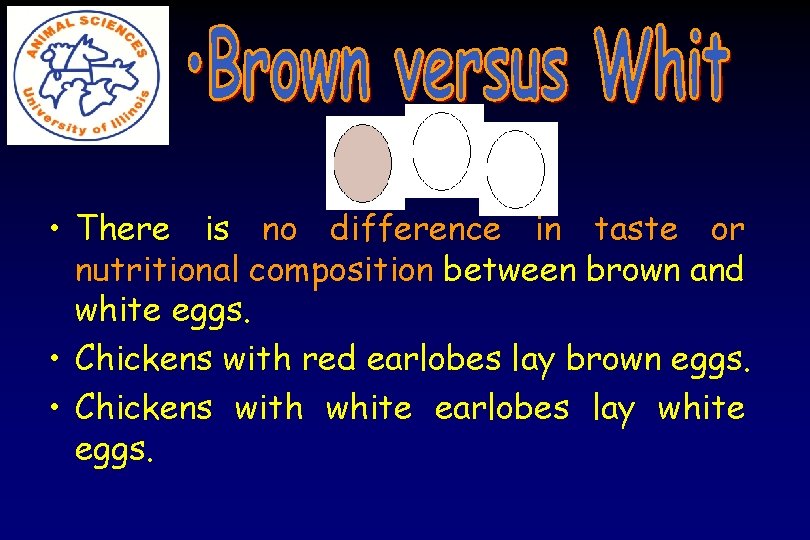  • There is no difference in taste or nutritional composition between brown and