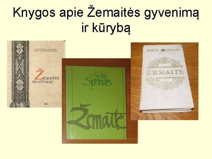 Knygos apie Žemaitės gyvenimą ir kūrybą 