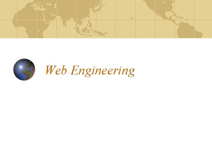 Web Engineering 