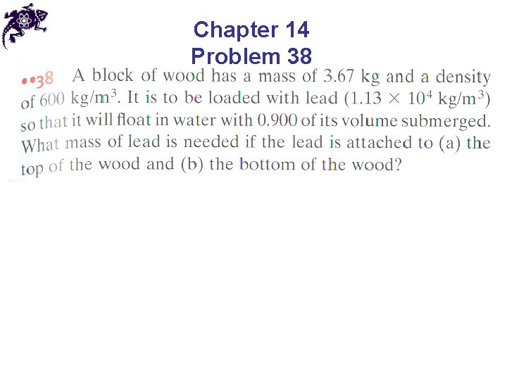 Chapter 14 Problem 38 