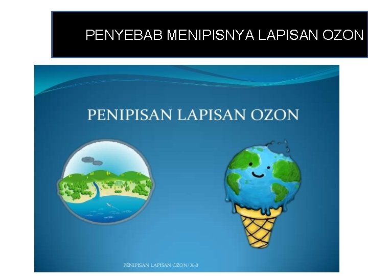 PENYEBAB MENIPISNYA LAPISAN OZON 