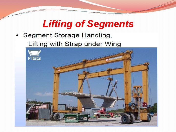 Lifting of Segments 