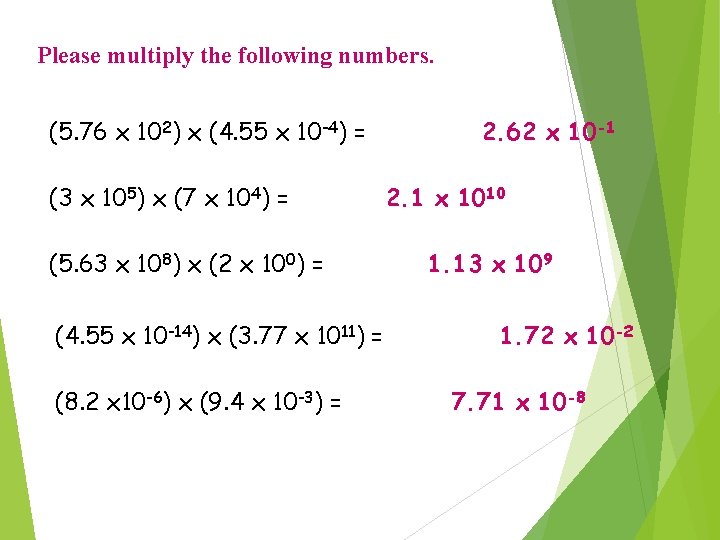 Please multiply the following numbers. (5. 76 x 102) x (4. 55 x 10