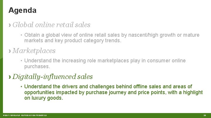 Agenda › Global online retail sales • Obtain a global view of online retail