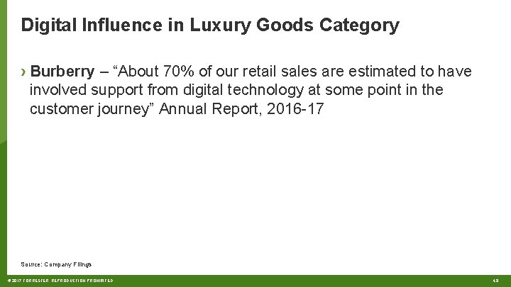 Digital Influence in Luxury Goods Category › Burberry – “About 70% of our retail