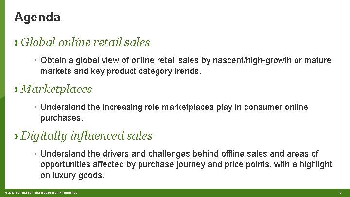 Agenda › Global online retail sales • Obtain a global view of online retail