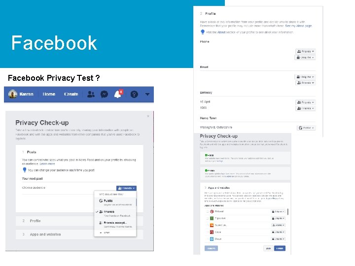 Facebook Privacy Test ? 