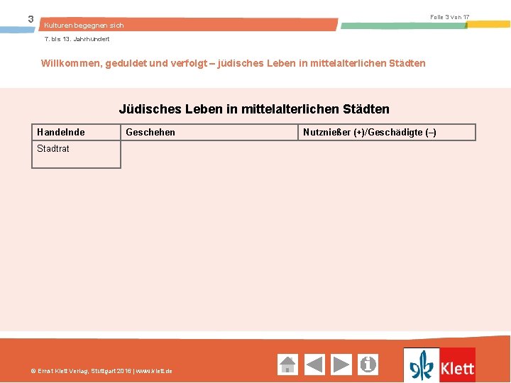 3 Folie 3 von 17 Kulturen begegnen sich 7. bis 13. Jahrhundert Willkommen, geduldet