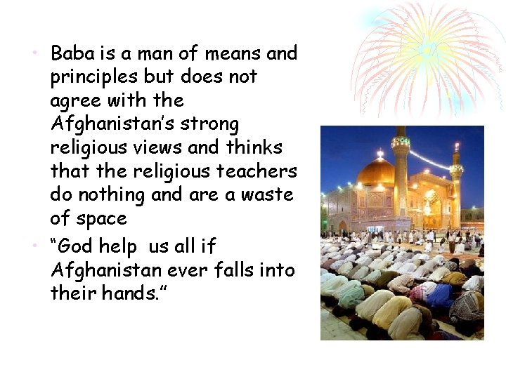 The Kite Runner Baba The father of Amir