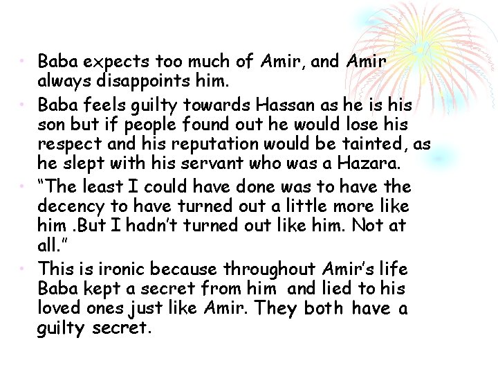 The Kite Runner Baba The father of Amir