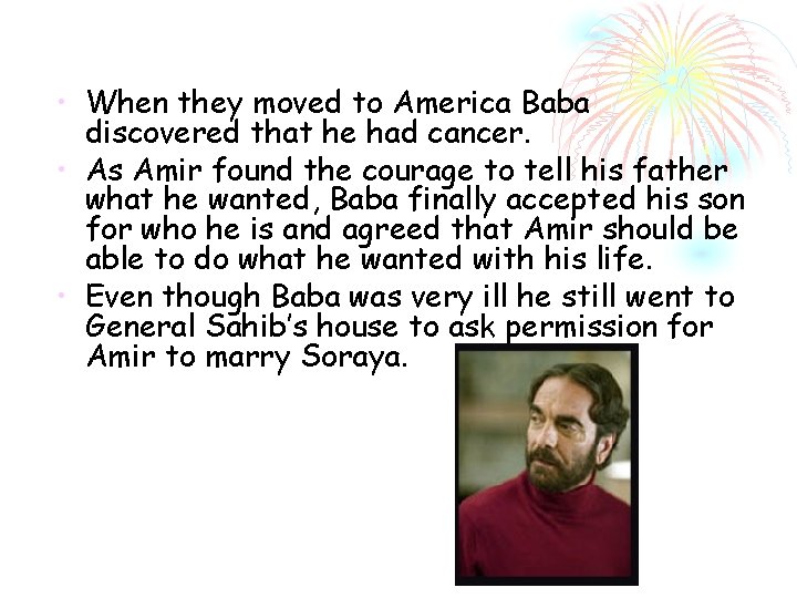 The Kite Runner Baba The father of Amir