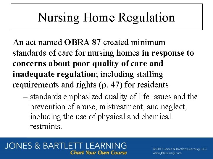 Chapter 4 Aging Health and LongTerm Care Objectives