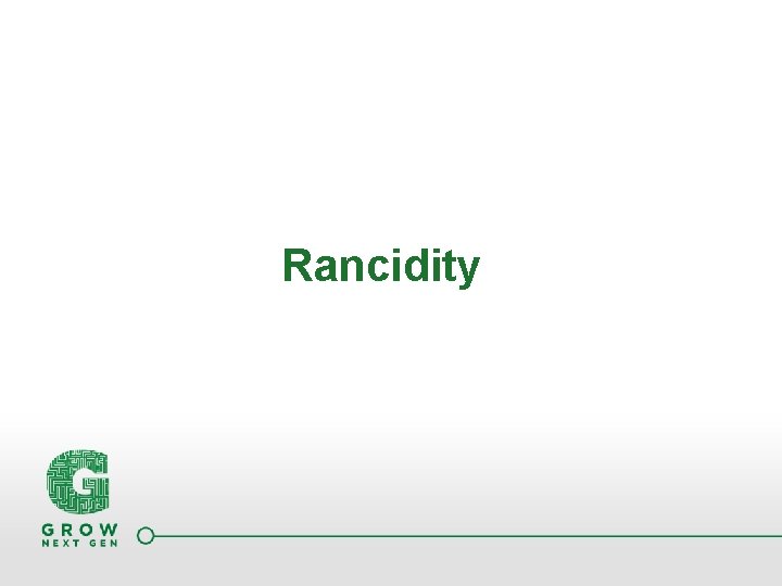 Rancidity 