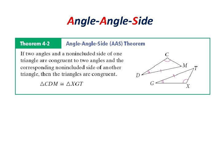 Angle-Side 
