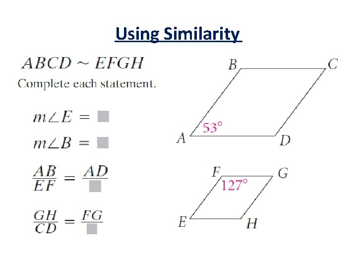 Using Similarity 