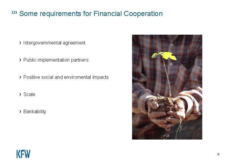 Some requirements for Financial Cooperation › Intergovernmental agreement › Public implementation partners › Positive