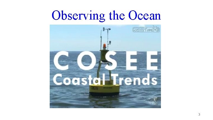 Observing the Ocean 3 