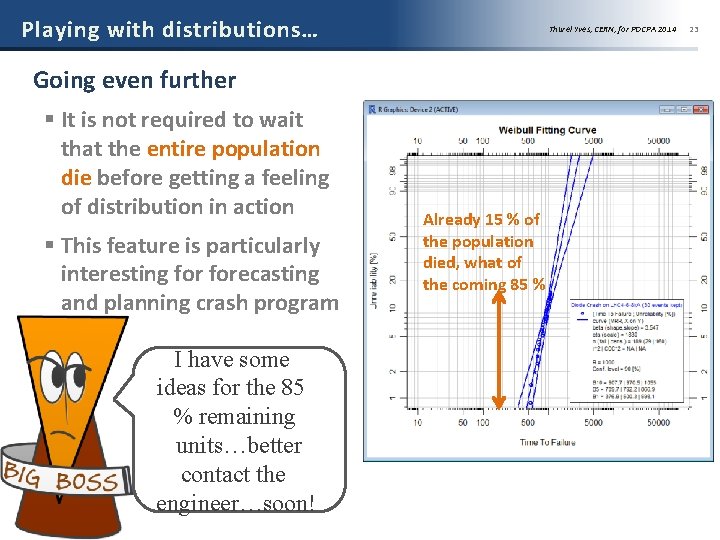 Playing with distributions… Thurel Yves, CERN, for POCPA 2014 Going even further § It