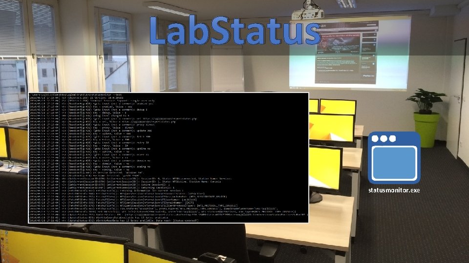 Lab. Status statusmonitor. exe 