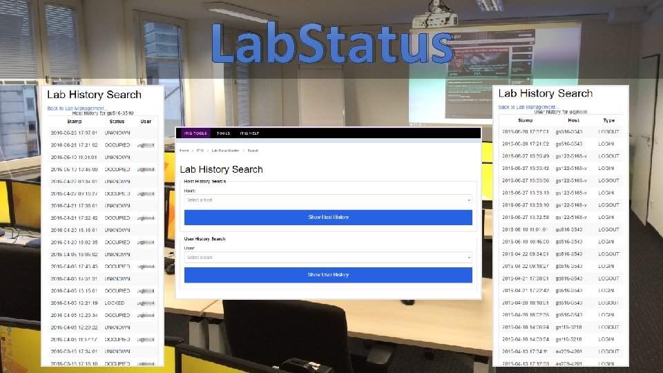 Lab. Status 