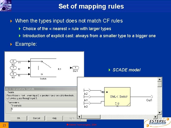 Set of mapping rules 4 When the types input does not match CF rules Set of mapping rules 4 When the types input does not match CF rules