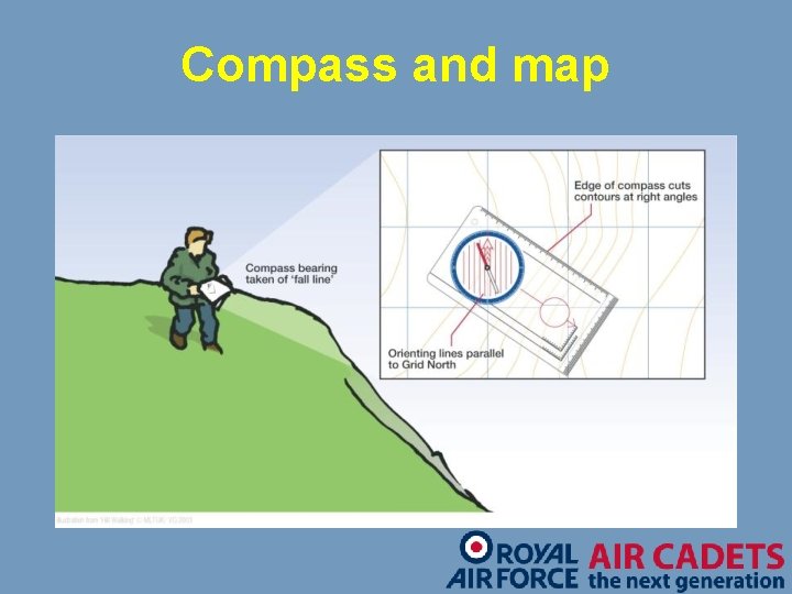 Compass and map 