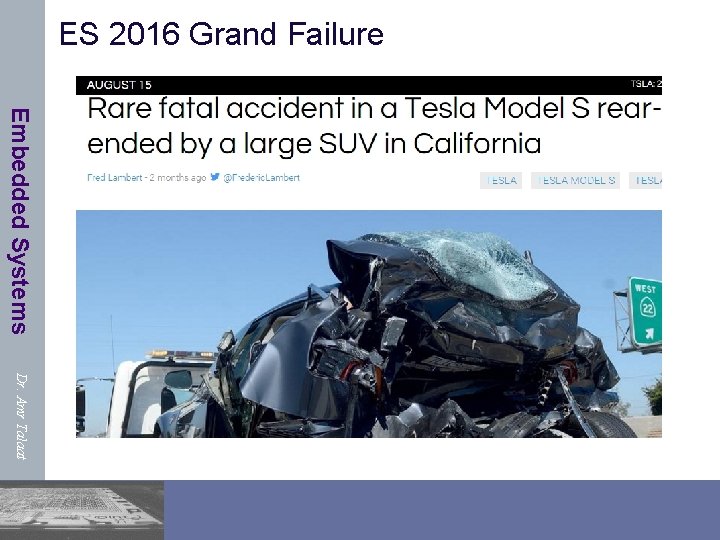 ES 2016 Grand Failure Embedded Systems Dr. Amr Talaat 