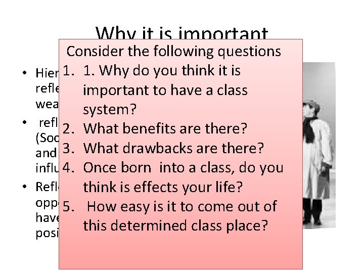 Why it is important Consider the following questions 1. 1. important Why do you