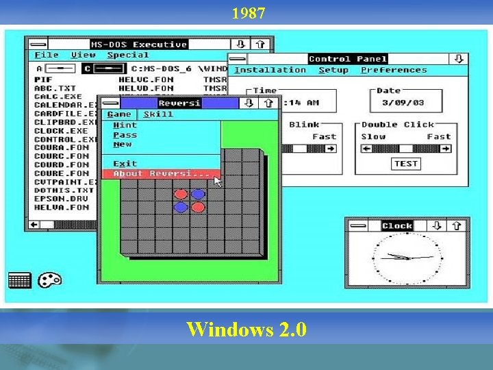 1987 Windows 2. 0 