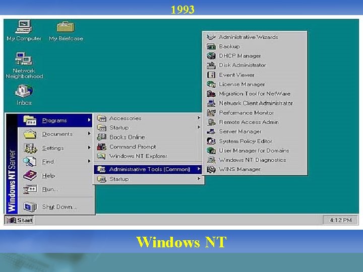 1993 Windows NT 
