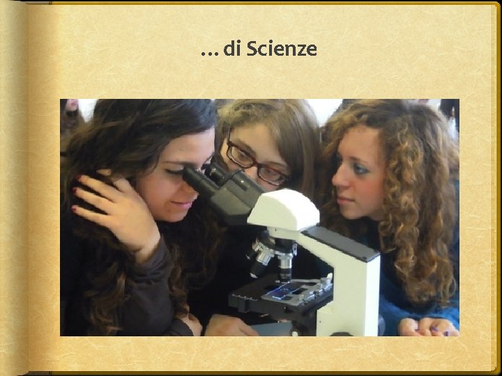 …di Scienze 