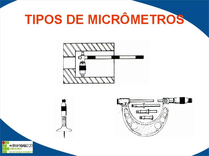 TIPOS DE MICRÔMETROS 31/10/2020 