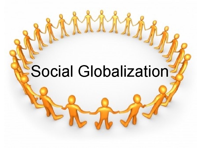 Social Globalization  Social Globalization