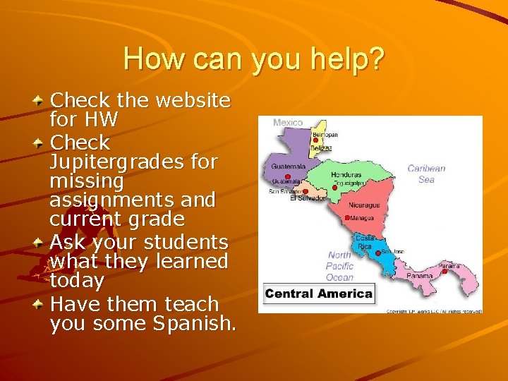How can you help? Check the website for HW Check Jupitergrades for missing assignments