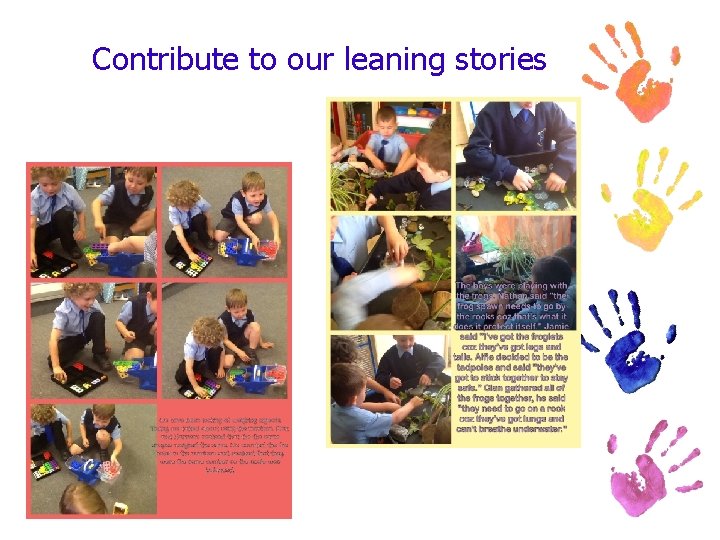 Contribute to our leaning stories 