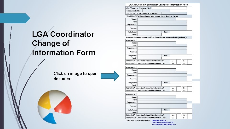 LGA Coordinator Change of Information Form Click on image to open document 