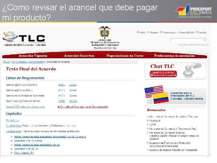 ¿Como revisar el arancel que debe pagar mi producto? 