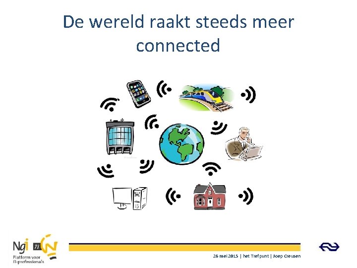 De wereld raakt steeds meer connected 26 mei 2015 | het Trefpunt | Joep