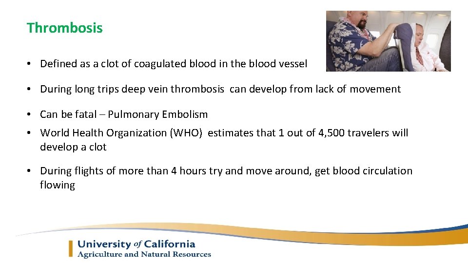 Thrombosis • Defined as a clot of coagulated blood in the blood vessel •