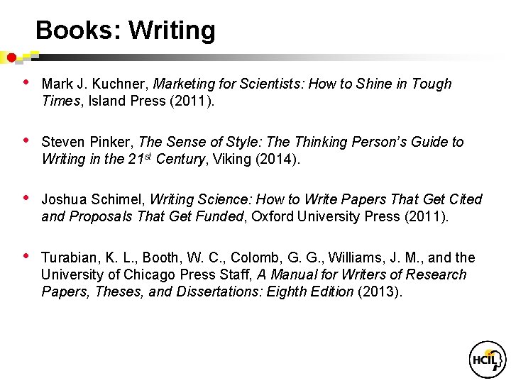 Books: Writing • Mark J. Kuchner, Marketing for Scientists: How to Shine in Tough