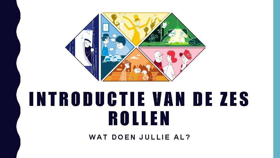 INTRODUCTIE VAN DE ZES ROLLEN WAT DOEN JULLIE AL? 